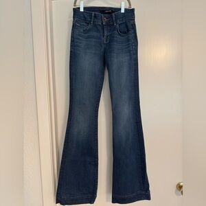 J BRAND Women's Dark Blue Flare Jeans Size 25